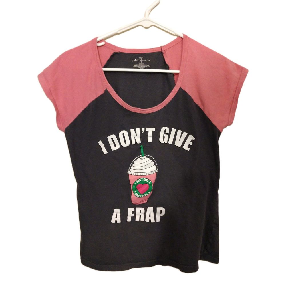 Women's T-shirt Small Bobby Brooks "I don't give a frap".